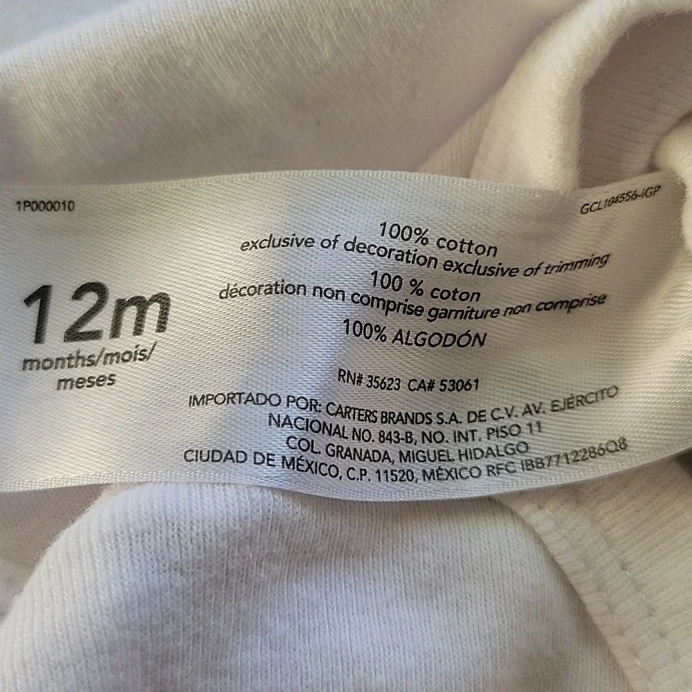 Carter's Baby Girl's Onesie